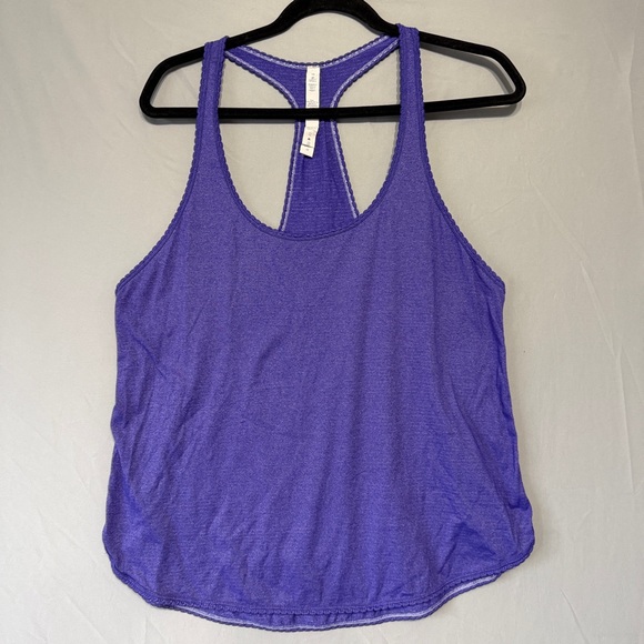 lululemon athletica Tops - Lululemon Womens Racerback Tank Top Size 10 Purple Yoga Workout Fitness Gym